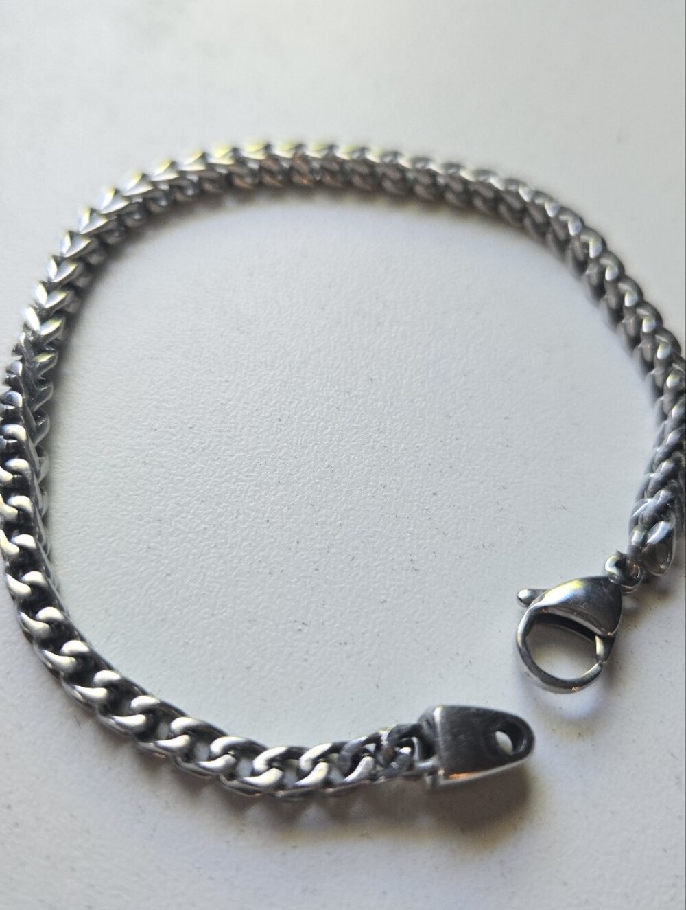 Stainless Steel Curb Chain Bracelet